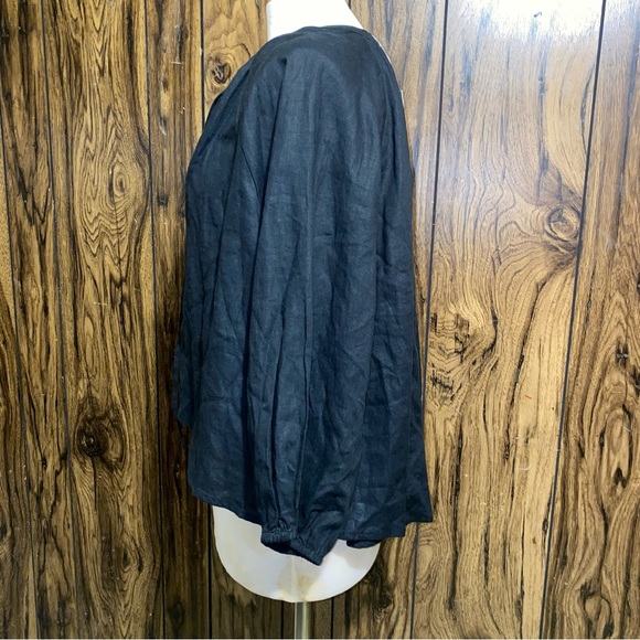 A New Day black long sleeve oversized blouse - Picture 3 of 7